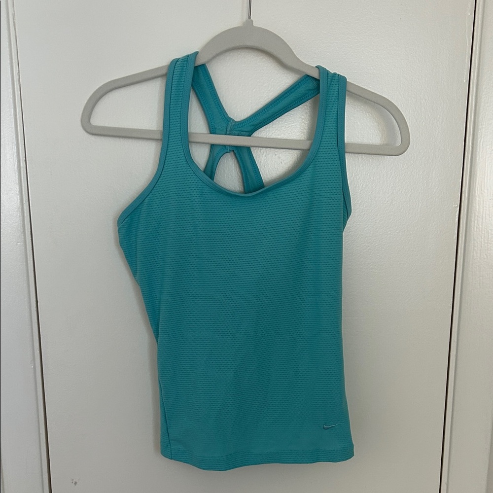 Nike Turquoise Athletic Tank